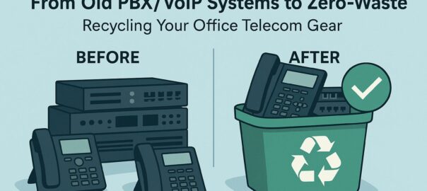 Step-by-Step Guide From Old PBXVoIP Systems to Zero-Waste - Recycling Your Office Telecom Gear
